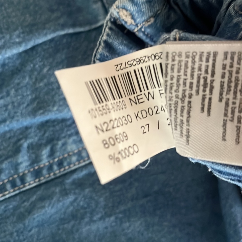 Mavi Balloon Leg Baggy Denim Jeans Pants Elastic Waist - Picture 6 of 8